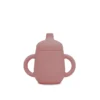 Verre en silicone 3 en 1 (vieux rose).