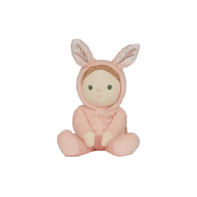 Peluche Olli Ella DINKY DINKUMS Fluffle Family Babbit Bunny (rose).