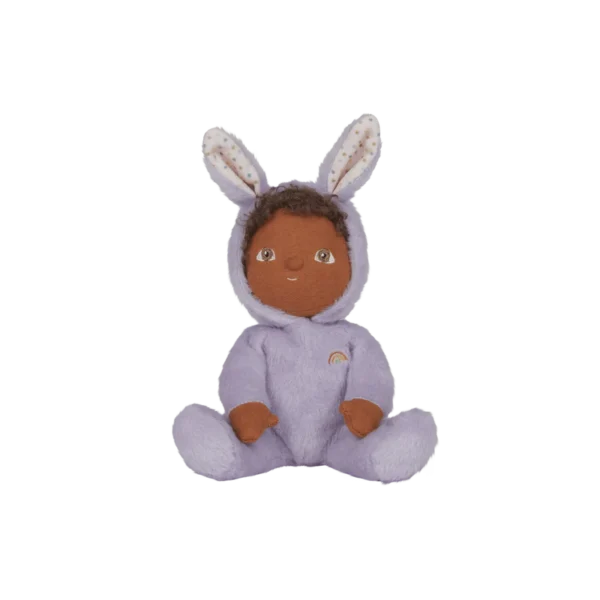 Peluche Olli Ella DINKY DINKUMS Fluffle Family Babs Bunny (mauve).