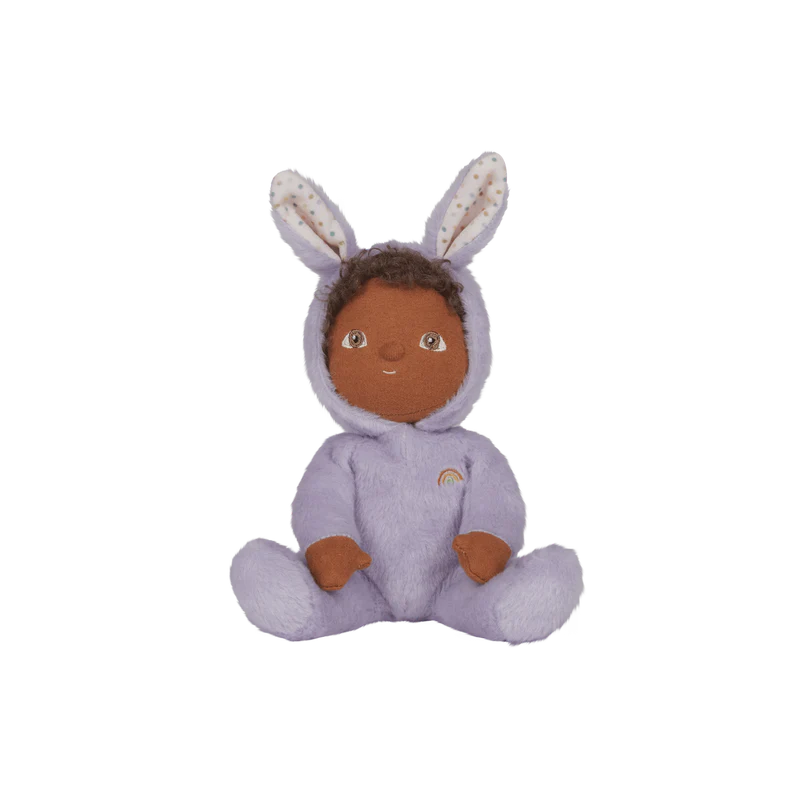 Peluche Olli Ella DINKY DINKUMS Fluffle Family Babs Bunny (mauve).