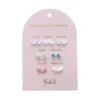 Ensemble de 7 paires de boucles d’oreilles en céramique – Une semaine de poésie Baby.
