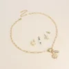 Cartelette CARPEDIEM Collier et 6 pendentifs (soleil et cristaux).