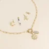 Cartelette CARPEDIEM Collier et 6 pendentifs (soleil et cristaux). - Image 2