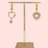Boucles Créoles Strass Fiona. - Image 2