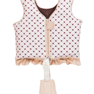 Gilet de piscine Coeurs – Taille 1/3ans.
