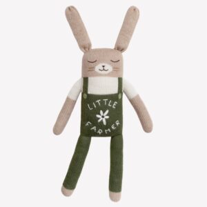Doudou lapin grand modèle little farmer | Main Sauvage.
