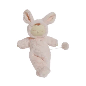 Poupée musicale Olli Ella Lullaby Cozy Dinkum Bunny Moppet Rose.