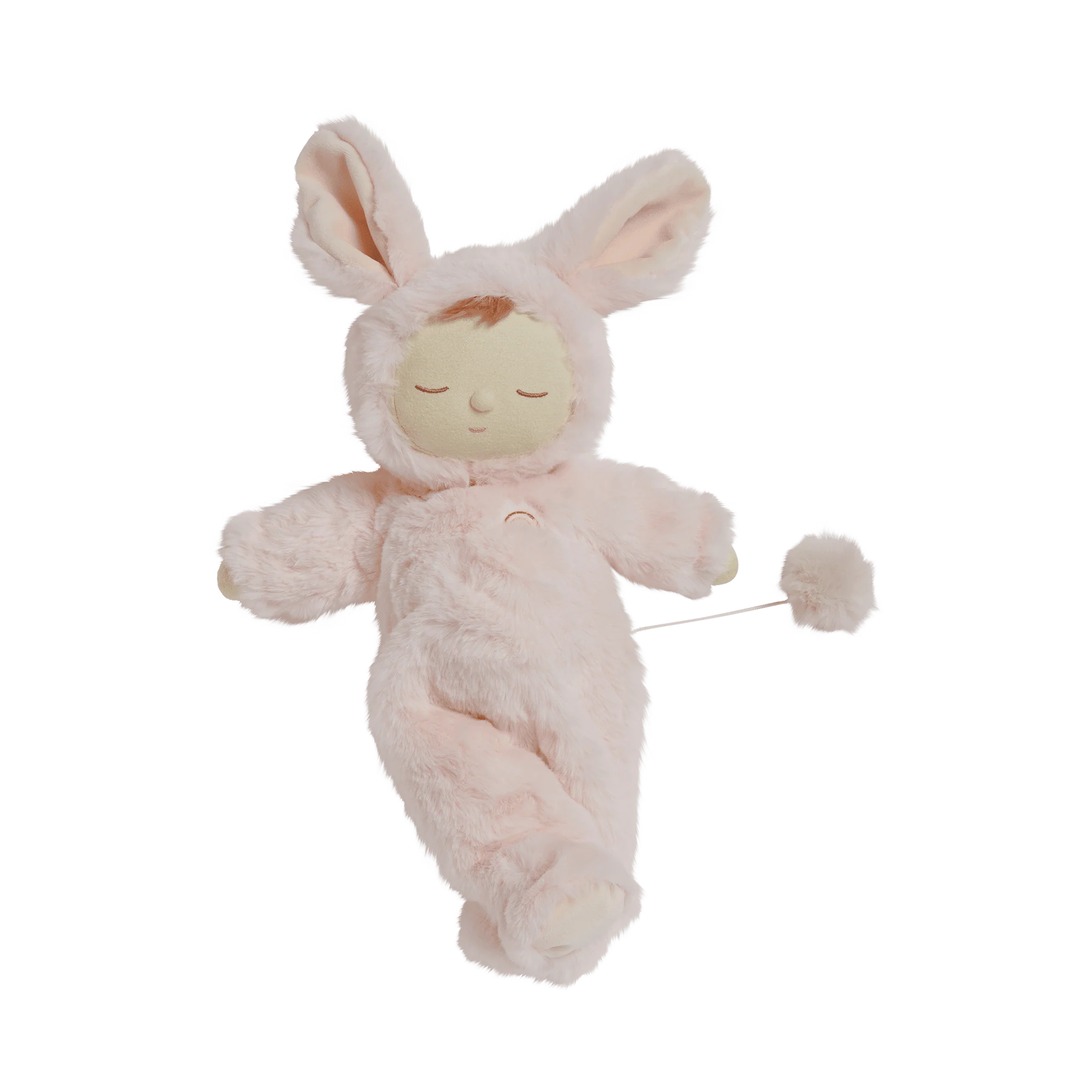 Poupée musicale Olli Ella Lullaby Cozy Dinkum Bunny Moppet Rose.