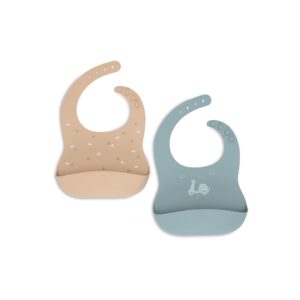 Bavoir Silicone On The Go 2 Unités.