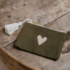 Porte-monnaie Love vert - Zakuw.
