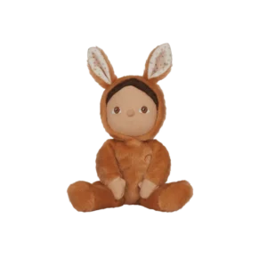 Peluche Olli Ella DINKY DINKUMS Fluffle Family Bucky Bunny (toffee).