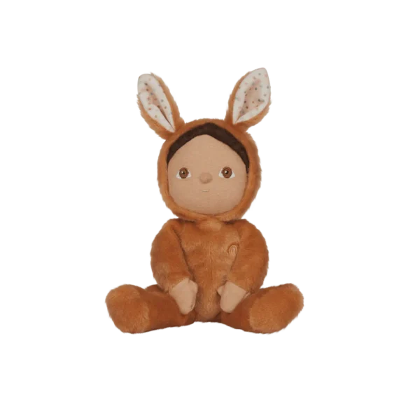 Peluche Olli Ella DINKY DINKUMS Fluffle Family Bucky Bunny (toffee).