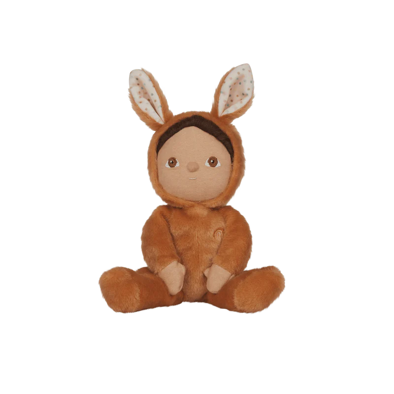 Peluche Olli Ella DINKY DINKUMS Fluffle Family Bucky Bunny (toffee).