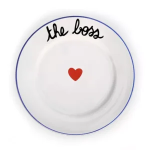 Assiette LA FAMILLE S’ÉCLATE – The Boss.