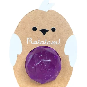 Ratatam Balle rebondissante facettes oiseau – Violet.