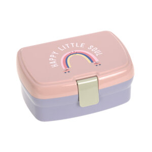 Boîte à goûter enfants – Tiny Outdoor, Arc-en-Ciel rose.