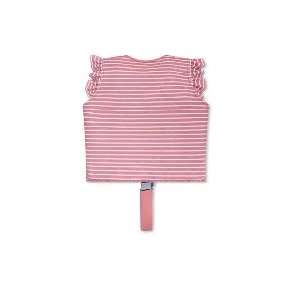 Gilet de sauvetage rayé rouge/blanc 2-3 ans. - Image 3