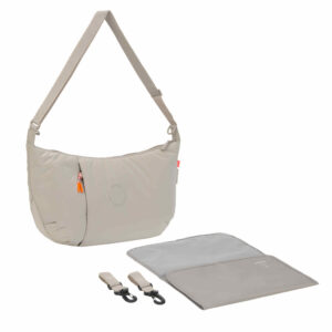 Sac banane à langer – Lunua, beige.