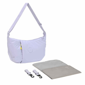 Sac banane à langer – Lunua, lilas.