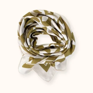 Apaches Collections – Big Foulard Palika « Damier » Tobacco.