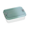 Boîte à goûter inox enfants - Unique, vert.