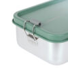 Boîte à goûter inox enfants - Unique, vert. - Image 4