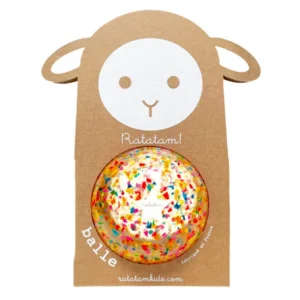 Ratatam Le Ballon Confetti  10 cm – Multicolore.