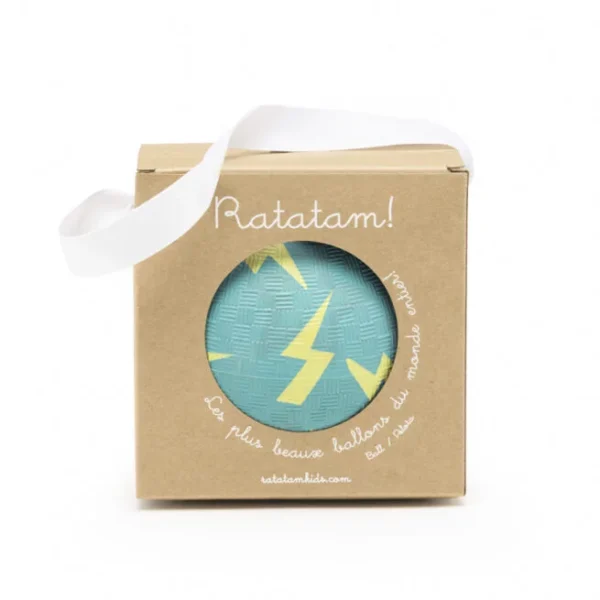 Ratatam Petit Ballon Eclairs 12 cm – Bleu. - Image 2
