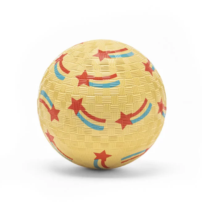 Ratatam Petit Ballon Étoiles filantes 12 cm – Jaune.