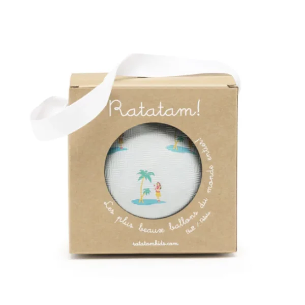 Ratatam Petit Ballon Hawai 12 cm – blanc. - Image 2