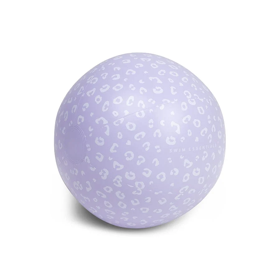 Ballon de plage Léopard violet Ø 51 cm.