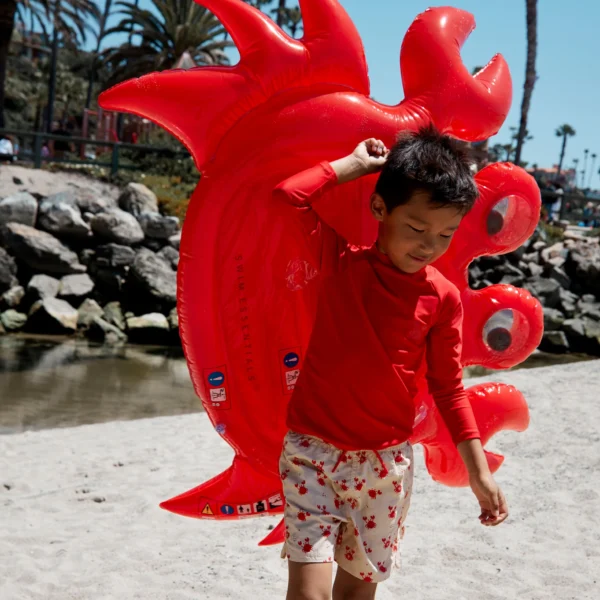 Matelas pneumatique de luxe Crabe rouge. - Image 2