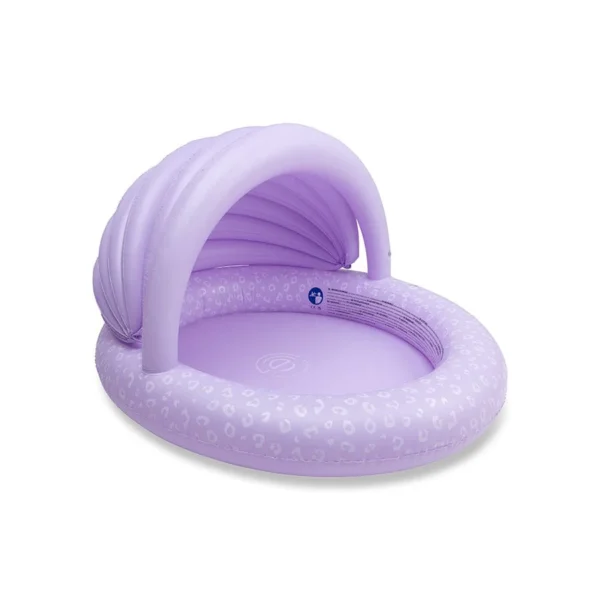 Piscine Ø 100 cm avec parasol | Léopard Lilas.