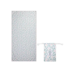 Serviette en microfibre flower 180 x 90 cm.