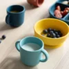 Set de 2 Tasses d´apprentissage en silicone - Blue Abyss / Lagoon. - Image 3