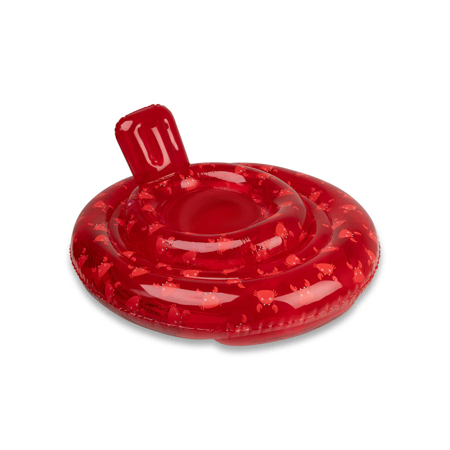 Bouée Siège Crabe rouge bébé 0-1 an.