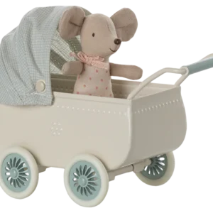 Maileg Landau incluant un bébé souris – Menthe.