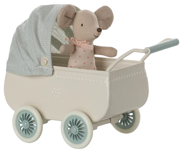 Maileg Landau incluant un bébé souris - Menthe.