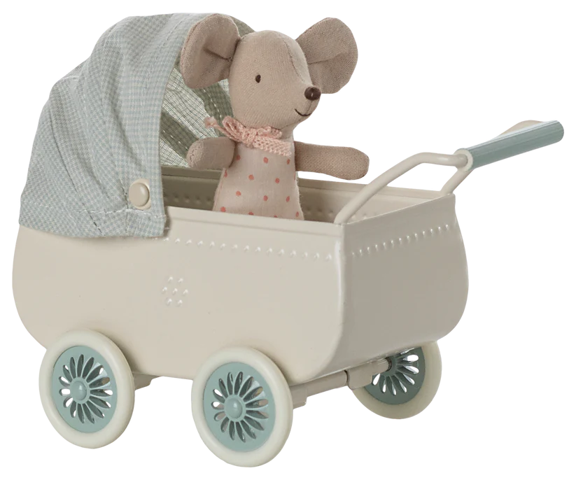 Maileg Landau incluant un bébé souris – Menthe.