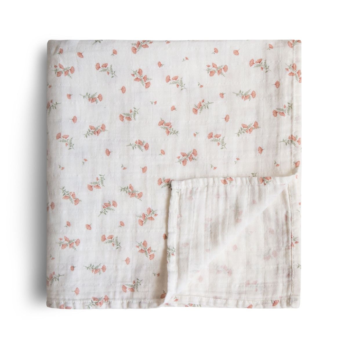 Mushie – Lange Pink Flowers 120 x 120cm.