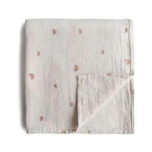 Mushie – Lange Rainbow 120 x 120cm.