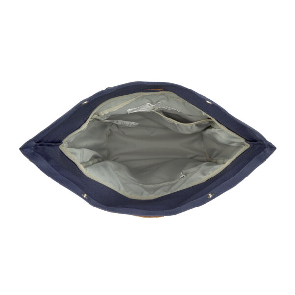 Sac à dos (Cartable) Rolltop Little Gang, Bleu marine. - Image 4