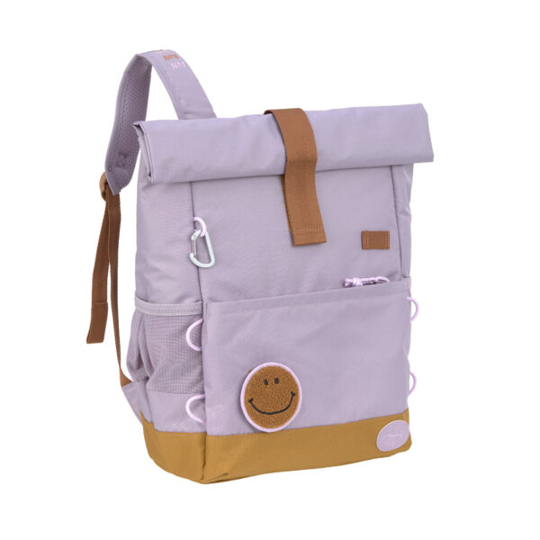 Sac à dos (Cartable) Rolltop Little Gang, Lilas.