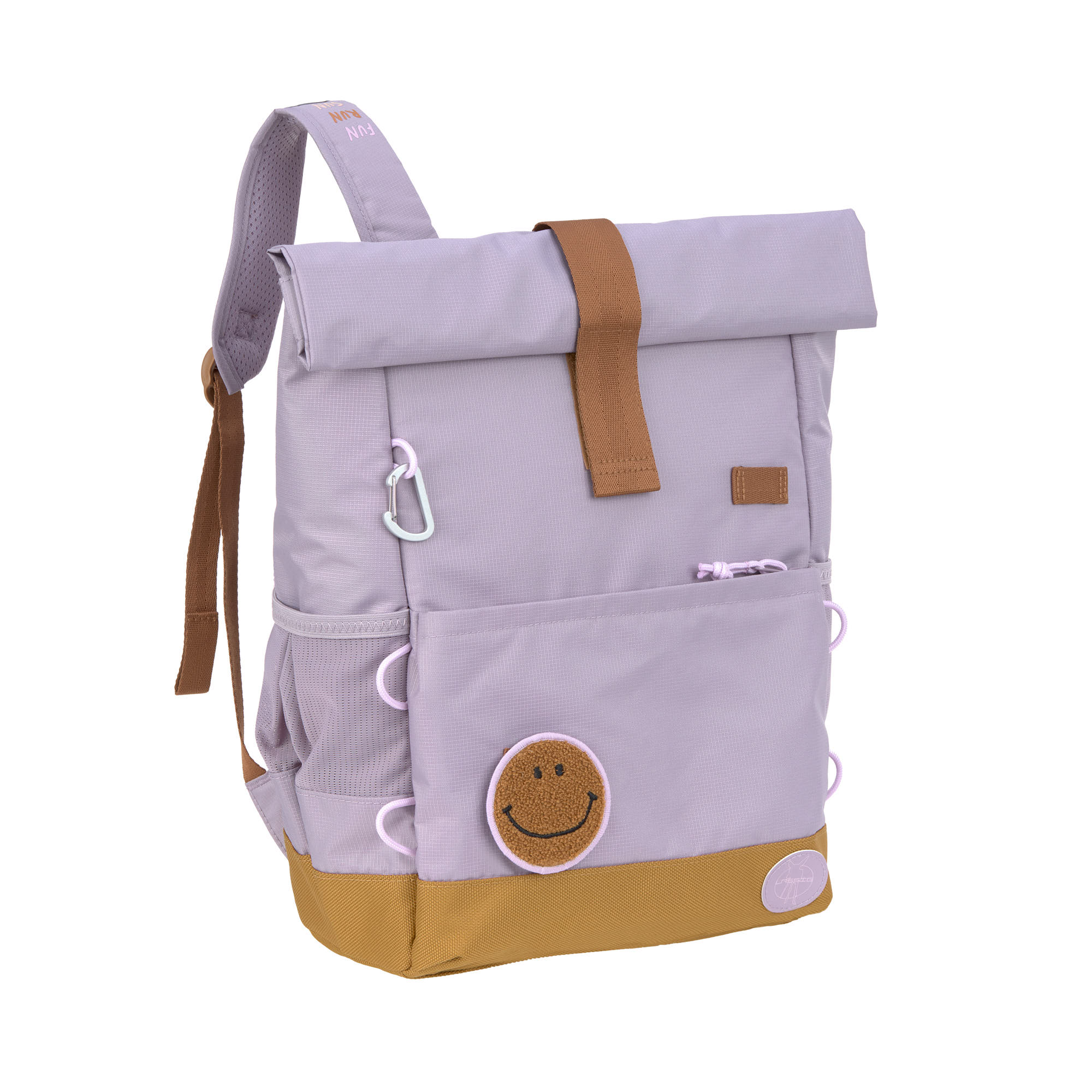 Sac à dos (Cartable) Rolltop Little Gang, Lilas.