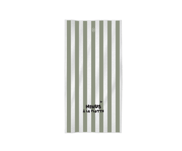 Serviette Minus à la flotte vert - Zakuw.