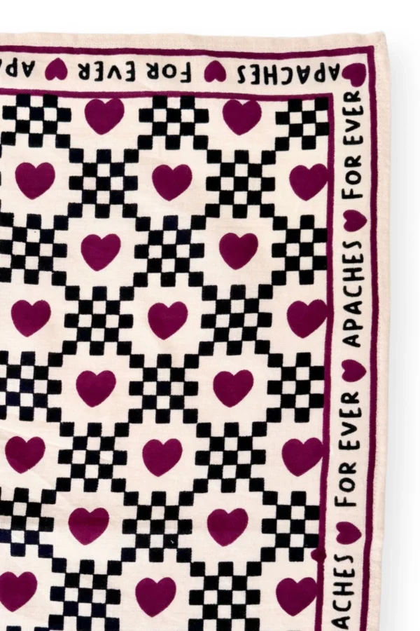 Apaches Collections – Big Foulard Latika « Amor » Macadamia. - Image 3