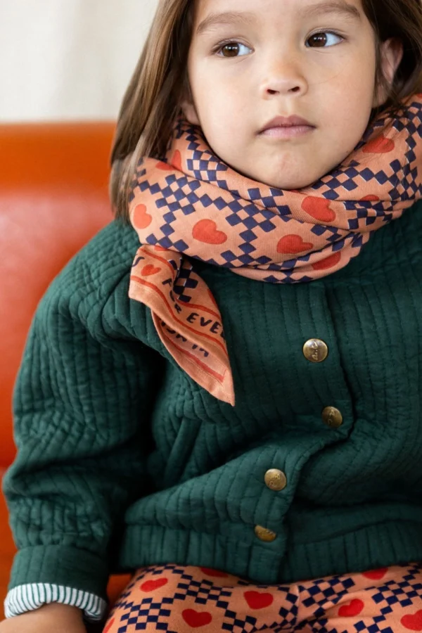 Apaches Collections – Big Foulard Latika « Amor » Rust. - Image 3