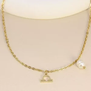 Collier signe astrologique Balance.