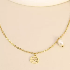 Collier signe astrologique Cancer.