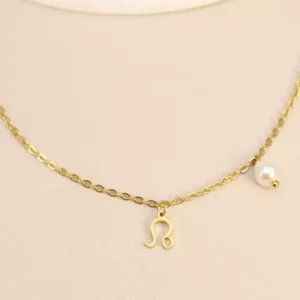 Collier signe astrologique Lion.